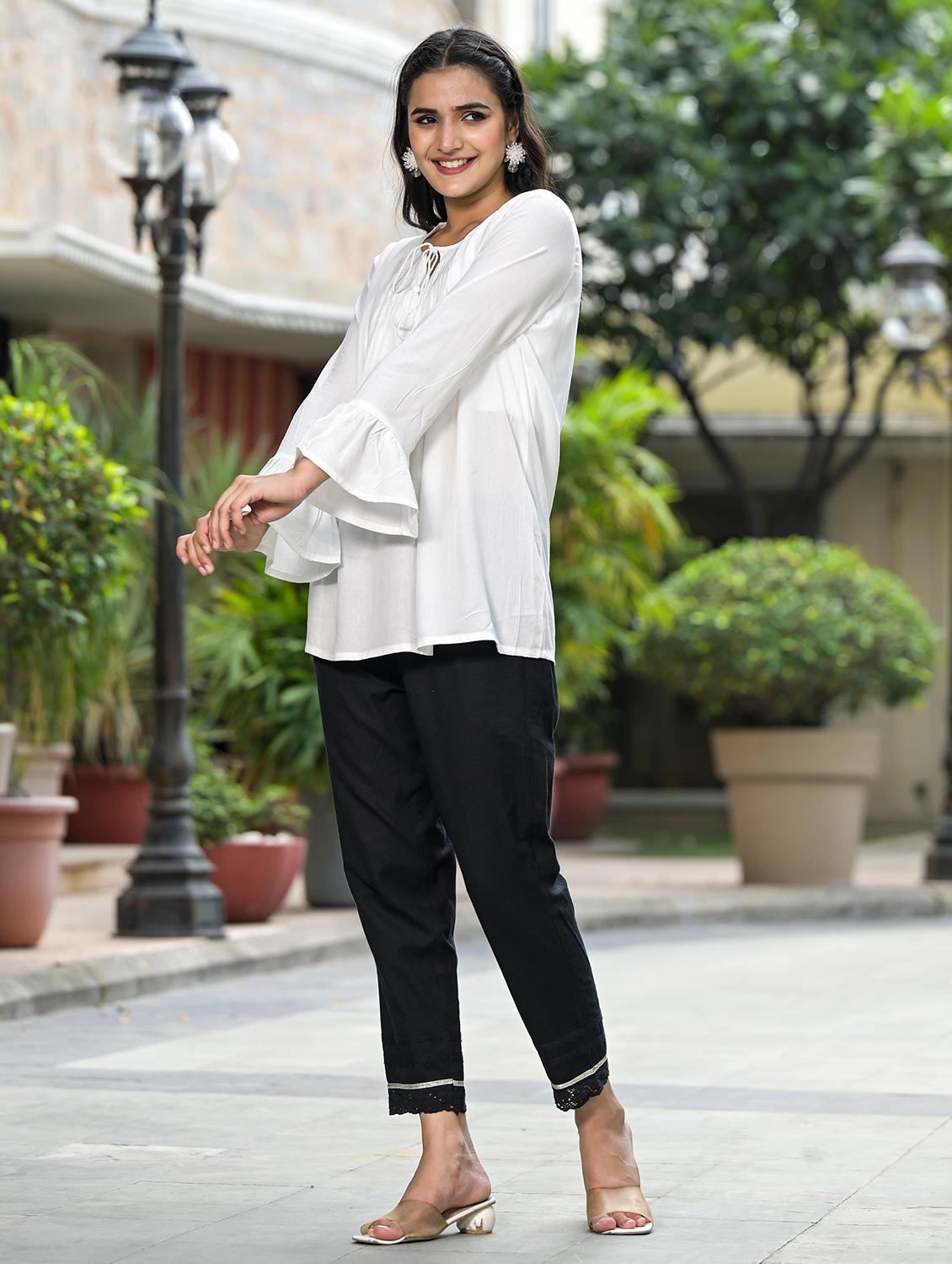 women solid long sleeves straight kurta - 21606818 - Standard Image - 2