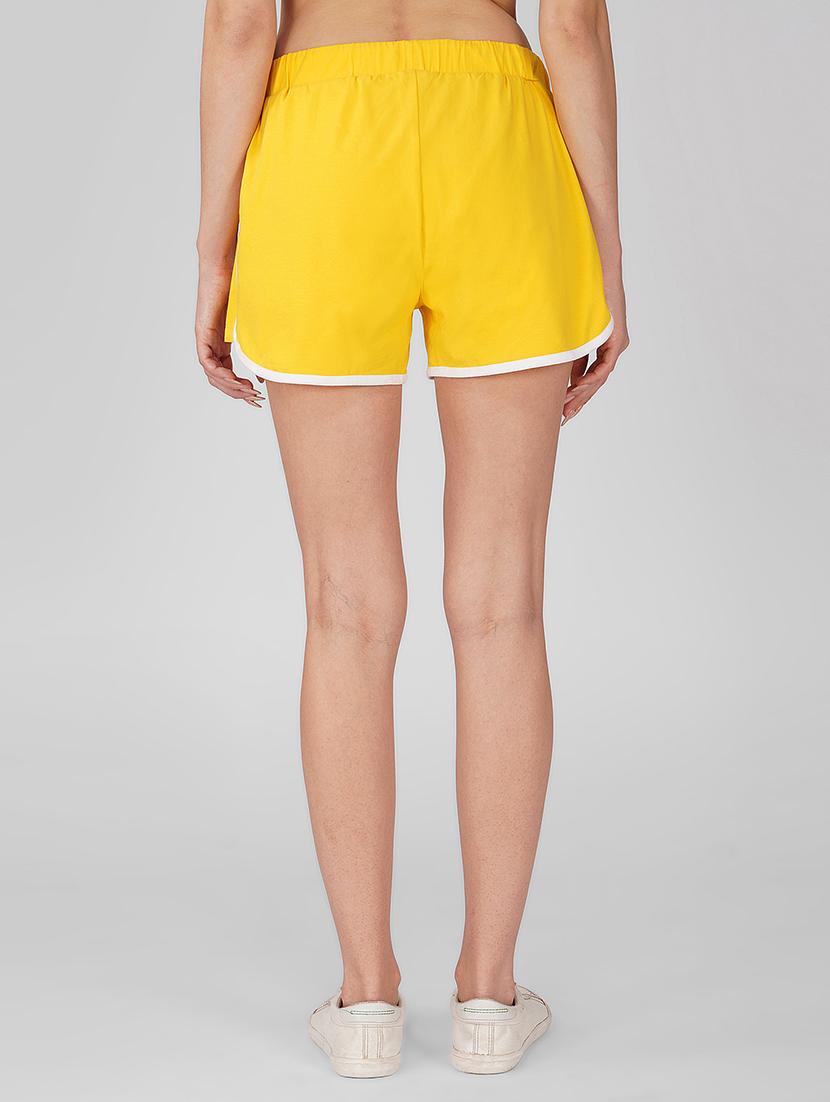 women solid sports shorts - 21606844 - Standard Image - 2