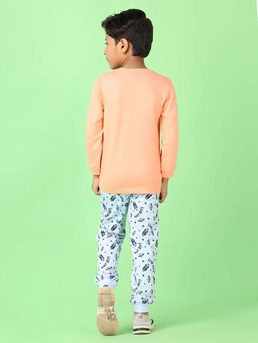 boys printed casual wear full length set - 21607496 -  Standard Image - 2