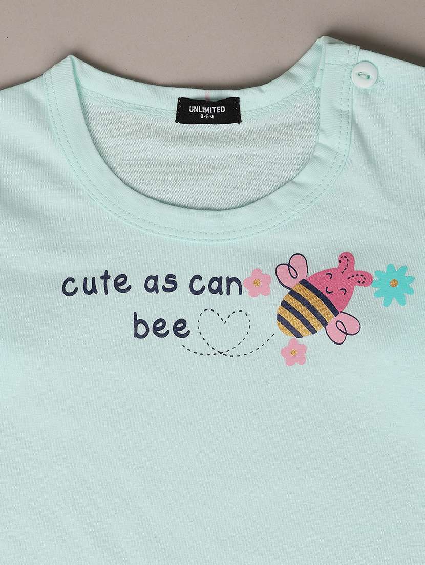 girls printed round neck full length sets - 21607543 -  Standard Image - 2