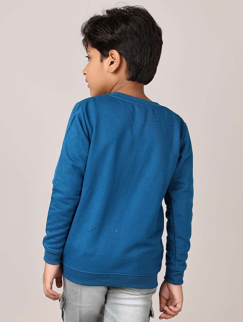 boys front print long sleeve sweatshirt - 21607547 - Standard Image - 2
