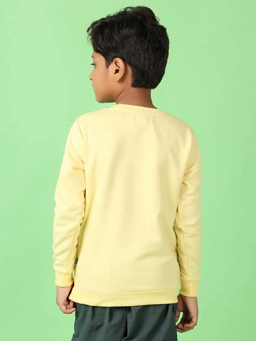 boys front print long sleeve sweatshirt - 21607548 -  Standard Image - 2