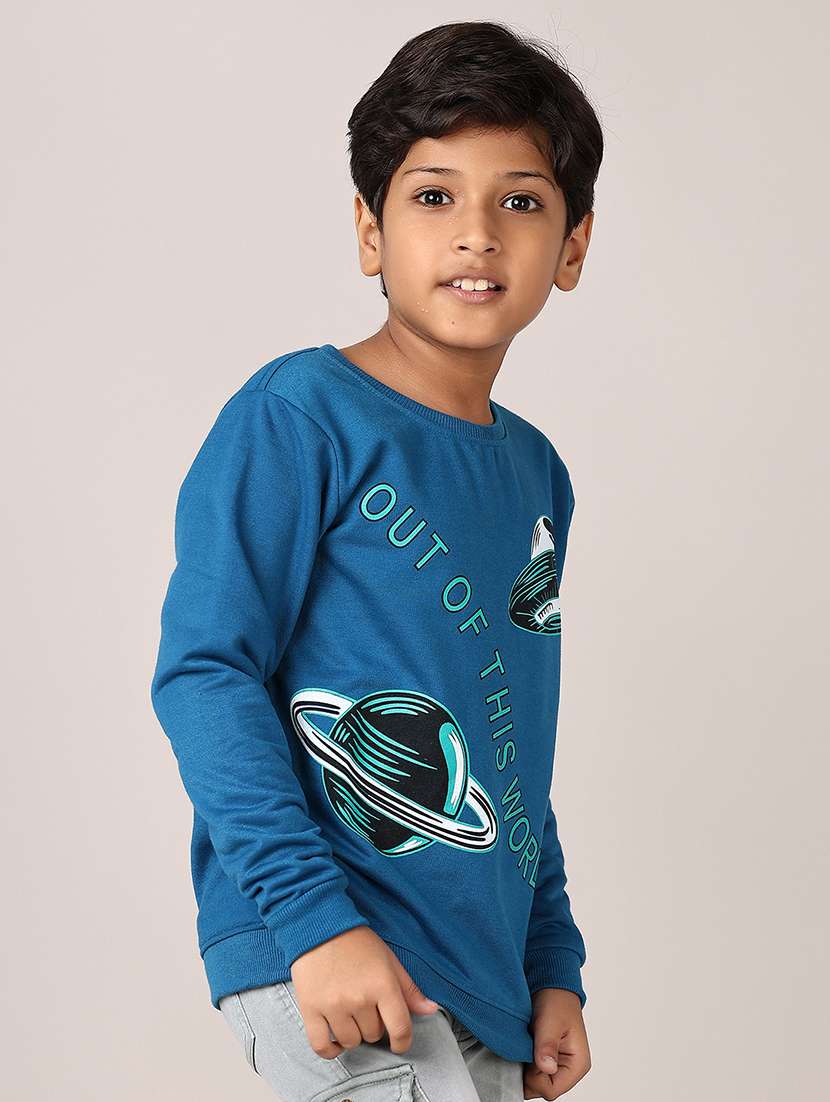 boys printed long sleeve sweatshirt - 21607549 -  Standard Image - 2