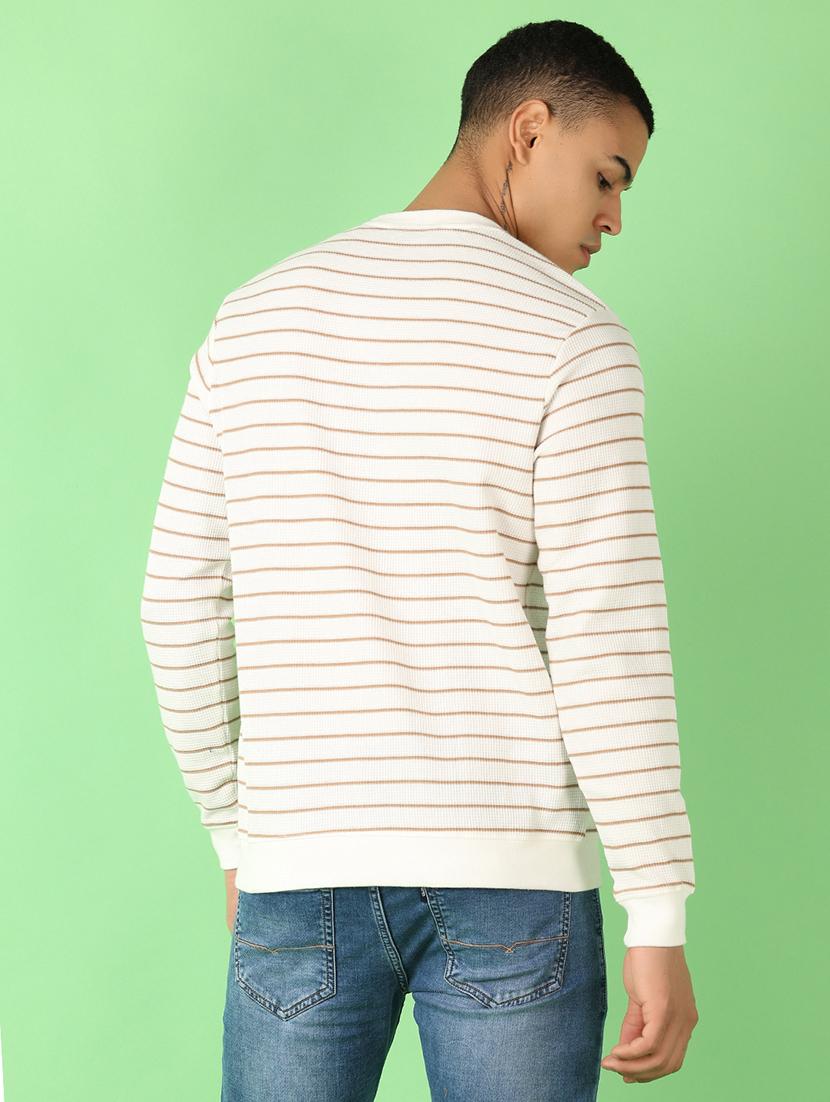 men striped long sleeve t-shirt - 21607575 - Standard Image - 2