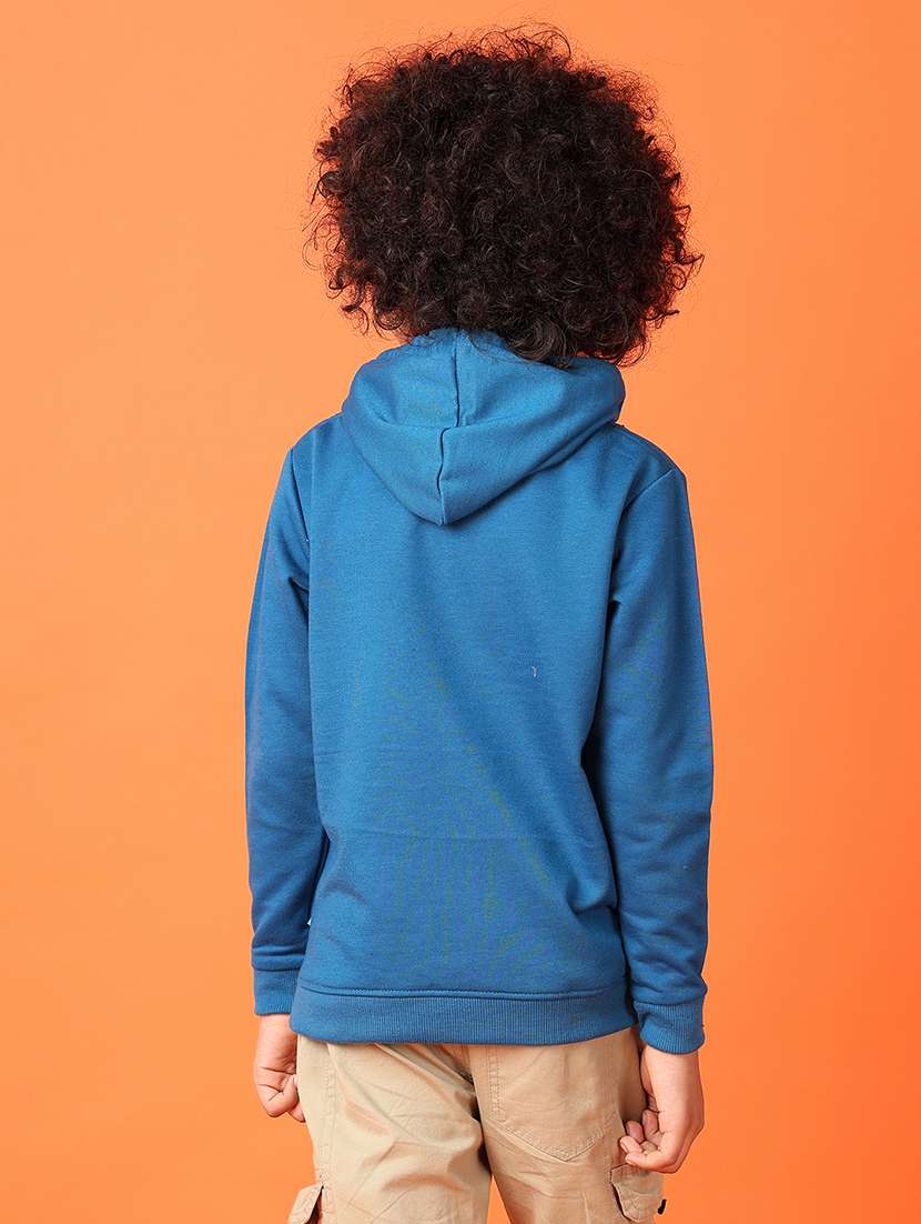 teal spun fleece sweatshirt - 21607583 - Standard Image - 2