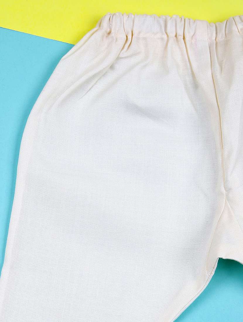 boys mandarin neck printed kurta pyjama set  - 21607677 -  Standard Image - 2