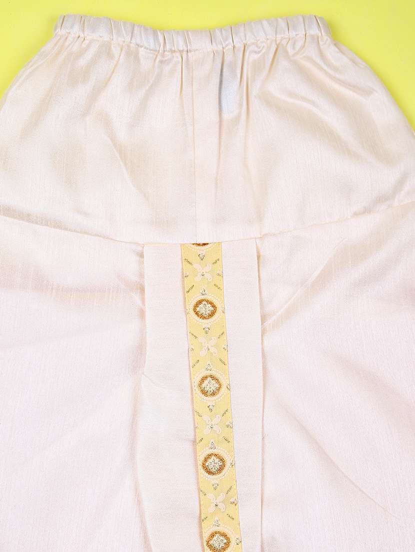 kids mandarin neck printed dhoti kurta set  - 21607681 -  Standard Image - 2