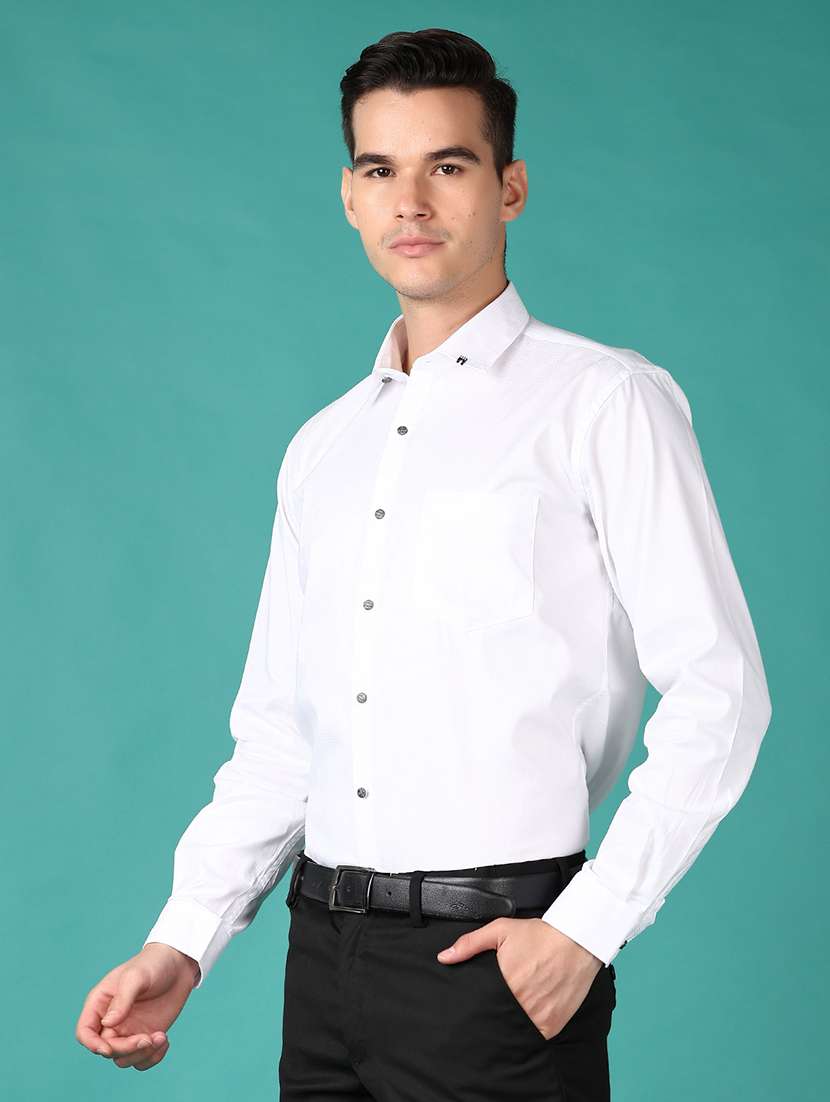 men long sleeves self design formal shirt - 21607923 -  Standard Image - 2