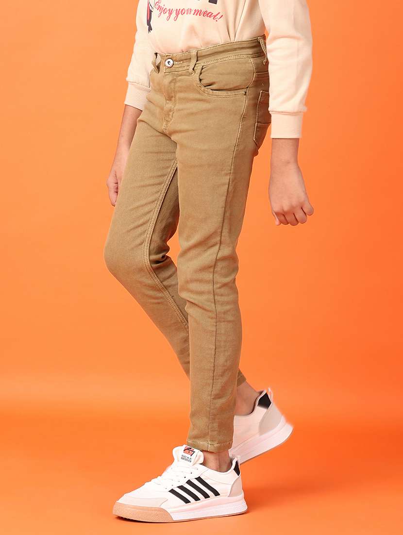 boys mid rise plain jeans - 21607983 -  Standard Image - 2