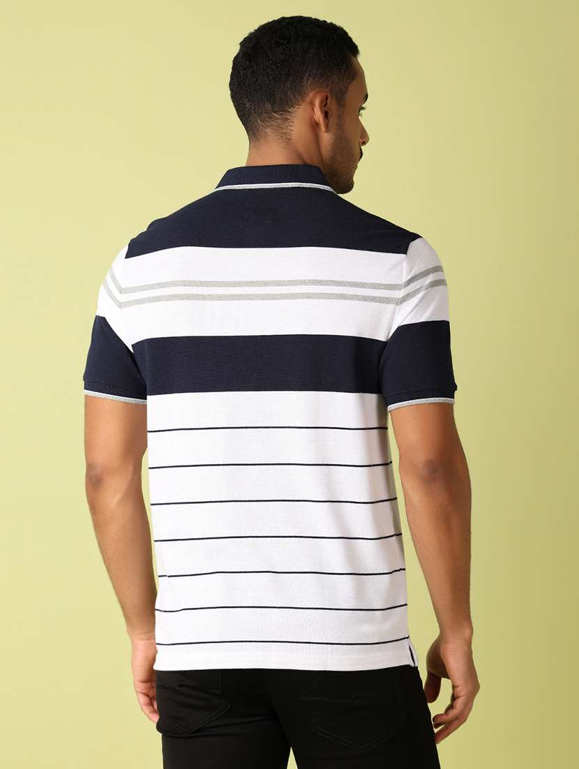 men short sleeves plain striped t-shirt  - 21608006 -  Standard Image - 2