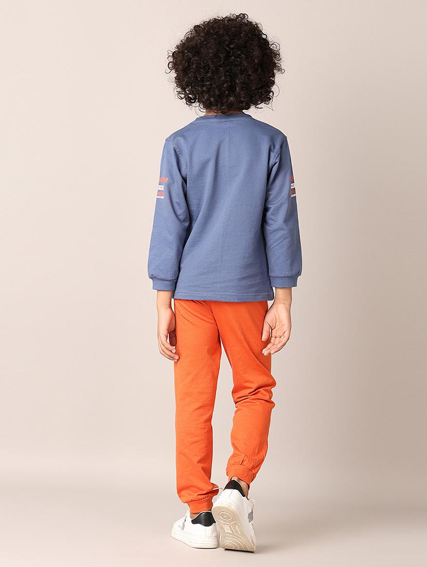 boys printed casual wear full length set - 21608124 - Standard Image - 2