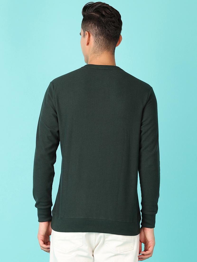 men long sleeves plain t-shirt - 21608347 - Standard Image - 2