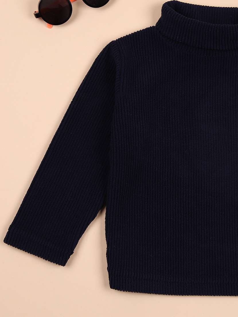 boys solid acrylic long sleeve sweater - 21608417 -  Standard Image - 2