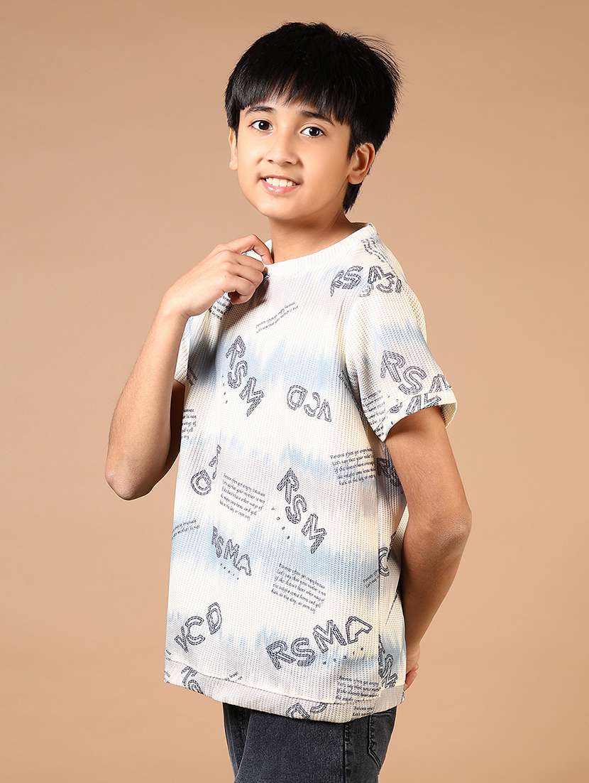 boys printed short sleeves t-shirt - 21609112 -  Standard Image - 2