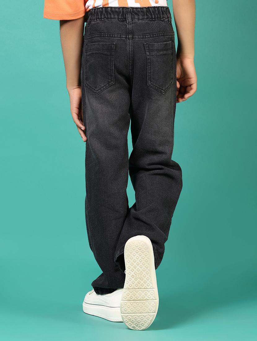 boys solid mid rise relaxed fit jean - 21609384 - Standard Image - 2