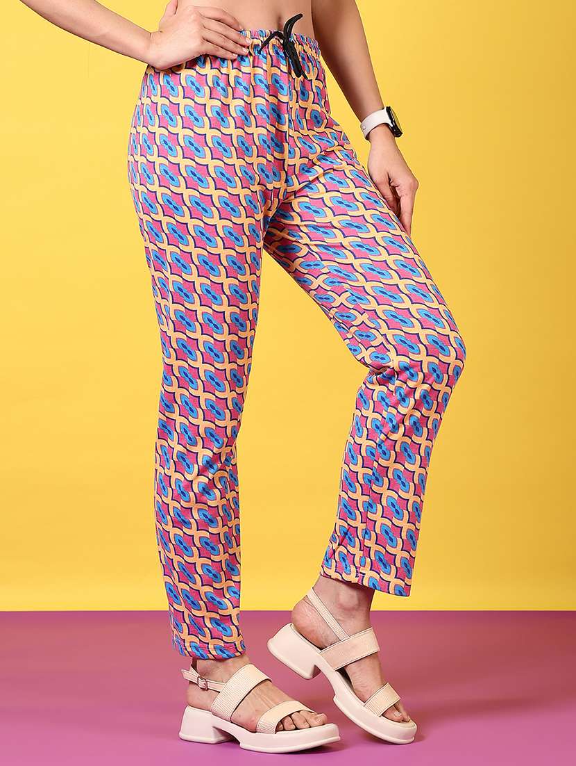 women printed cotton pajama - 21609437 -  Standard Image - 2