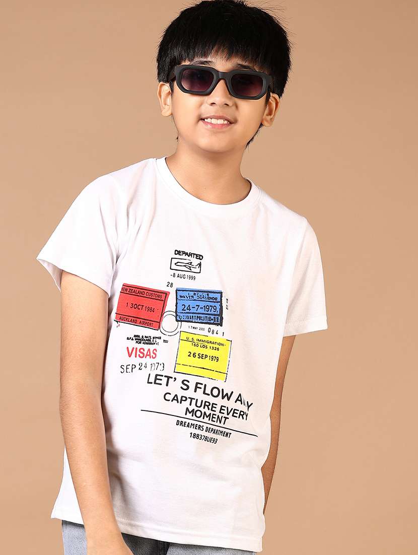 boys printed short sleeve t-shirt - 21609624 - Standard Image - 2