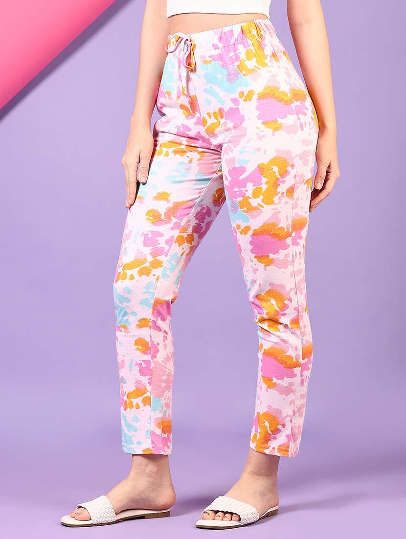 women printed mid rise pajama - 21610405 -  Standard Image - 2