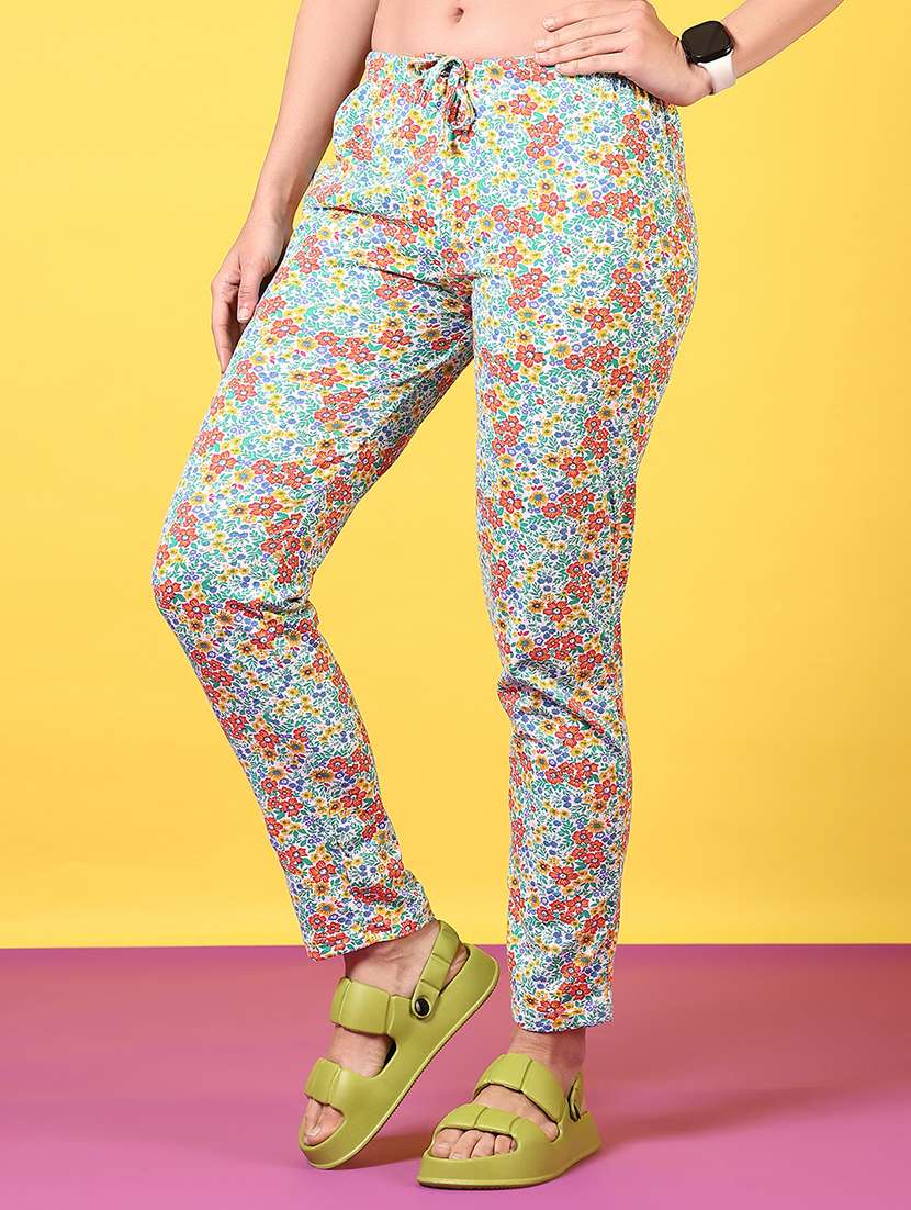 women printed cotton pajama - 21610534 -  Standard Image - 2