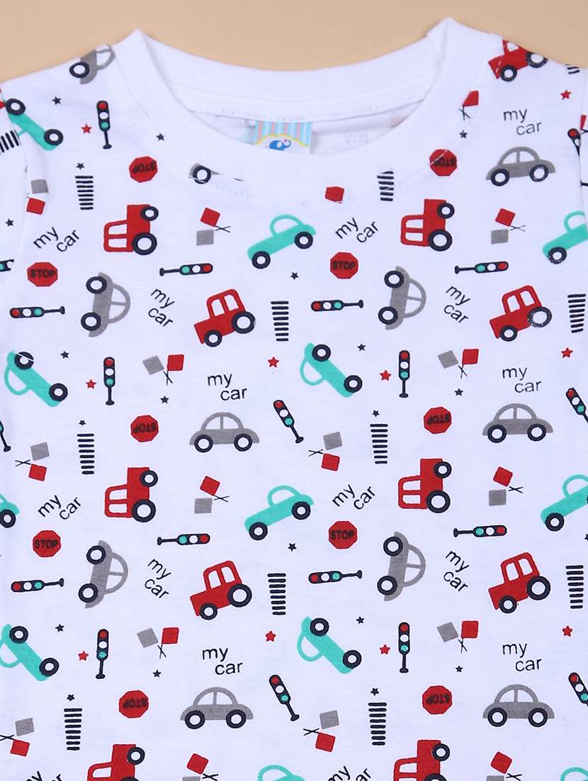 boys pack of 3 printed t-shirts - 21610686 -  Standard Image - 2