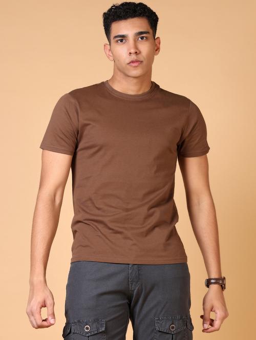 men solid short sleeve t-shirt - 21610863 - Standard Image - 0