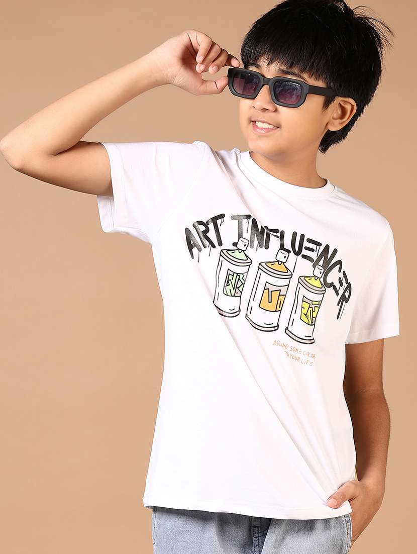 boys printed short sleeve t-shirt - 21611017 -  Standard Image - 2