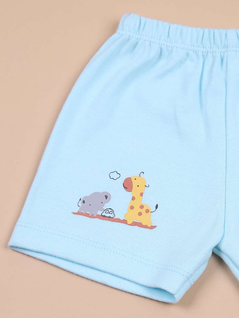 kids pack of 2 printed t-shirt and short set - 21611295 -  Standard Image - 2