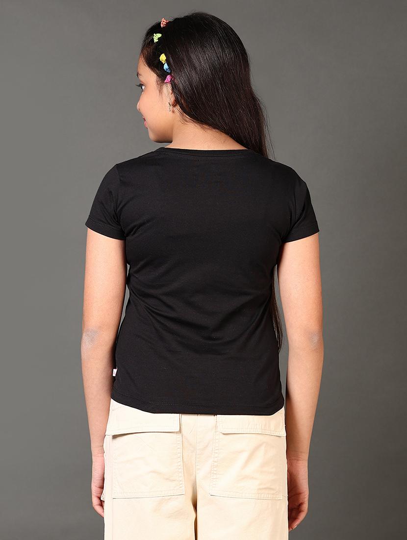 girls printed short sleeves tee - 21611467 - Standard Image - 2