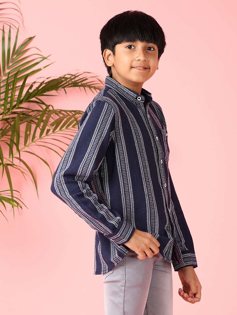 boys long sleeves striped shirt - 21611468 -  Standard Image - 2