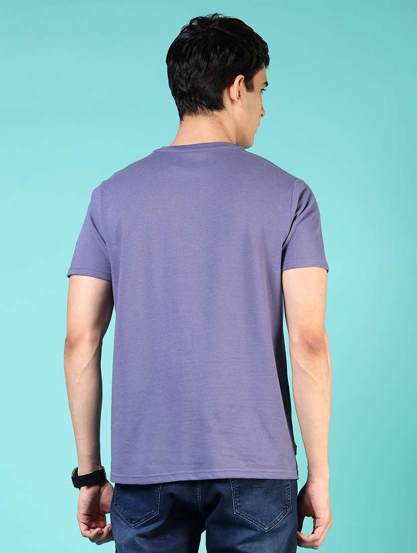 men self design short sleeve regular fit t- shirt - 21611541 - Standard Image - 2