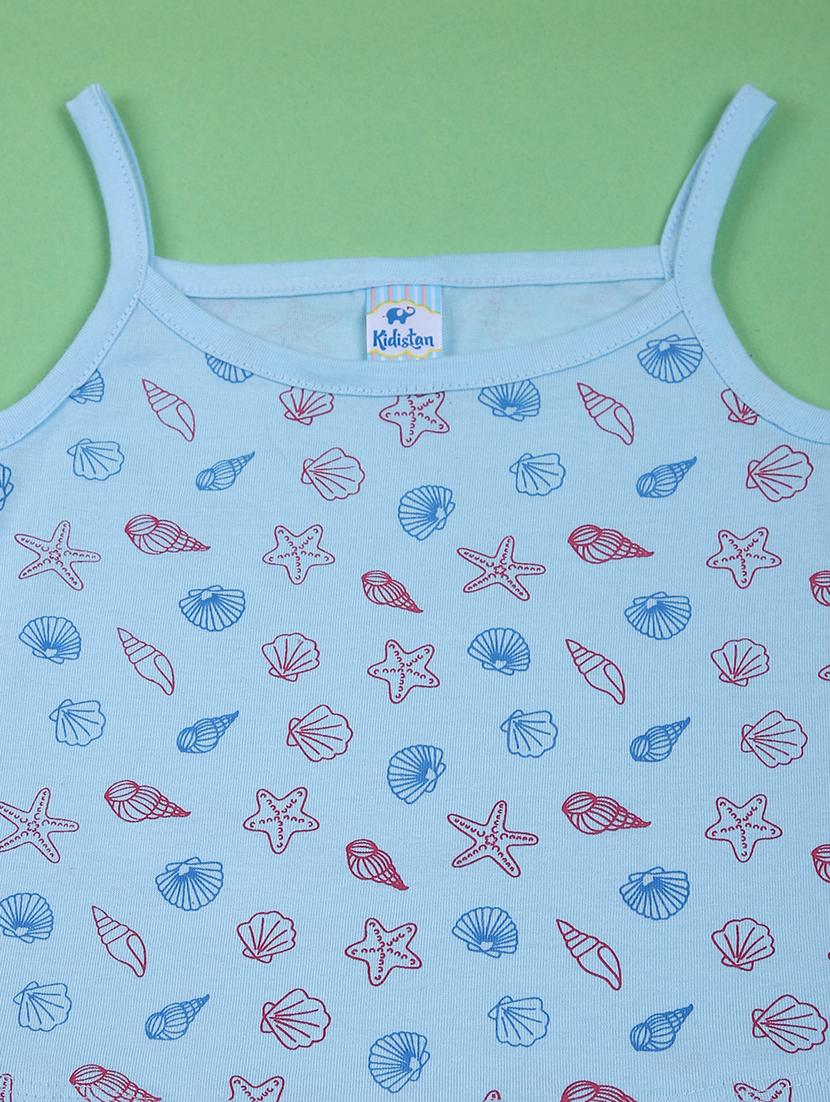 kids pack of 2 printed t-shirt & shorts set - 21611552 - Standard Image - 2
