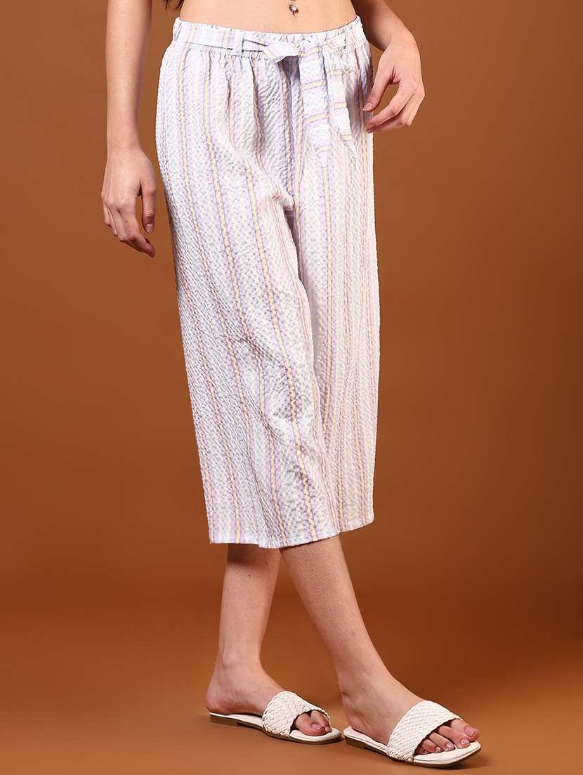 women printed mid rise culottes - 21611667 -  Standard Image - 2