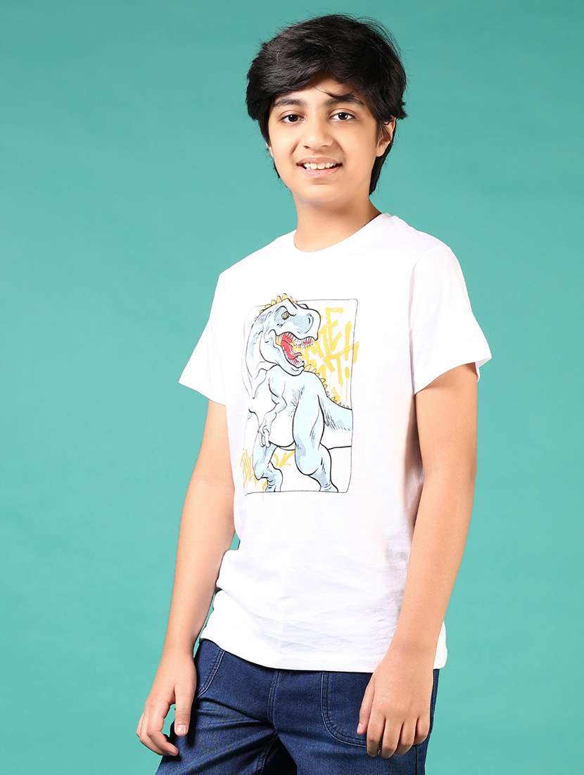 boys printed short sleeve t-shirt - 21611979 -  Standard Image - 2