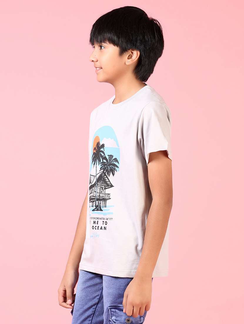 boys short sleeves printed t-shirt - 21612128 -  Standard Image - 2