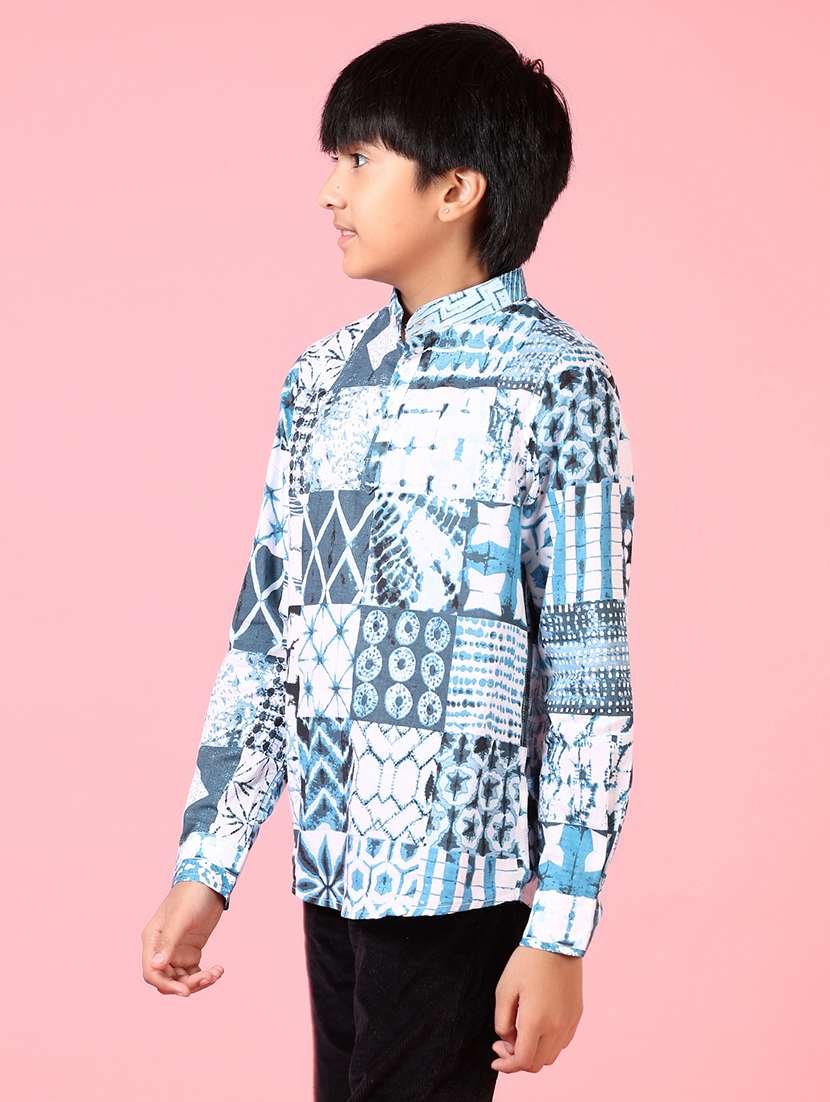 boys long sleeves printed shirt - 21612242 -  Standard Image - 2