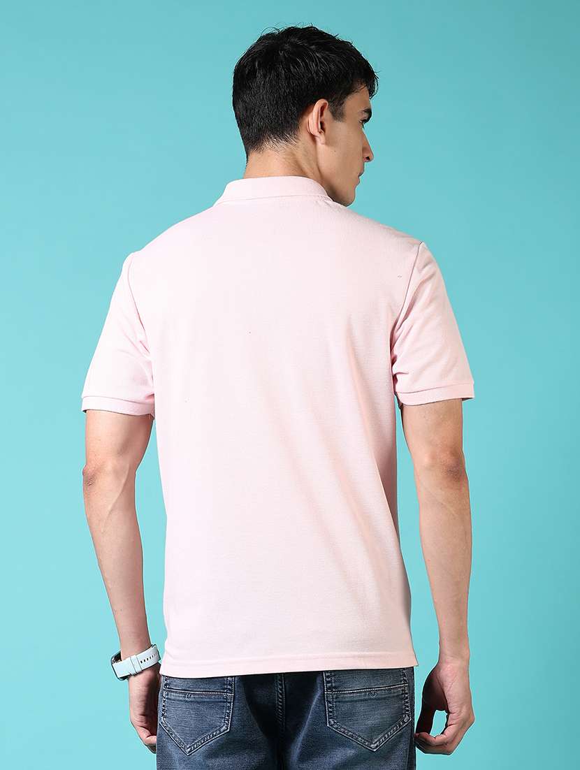 men solid short sleeve polo t-shirt - 21612329 -  Standard Image - 2