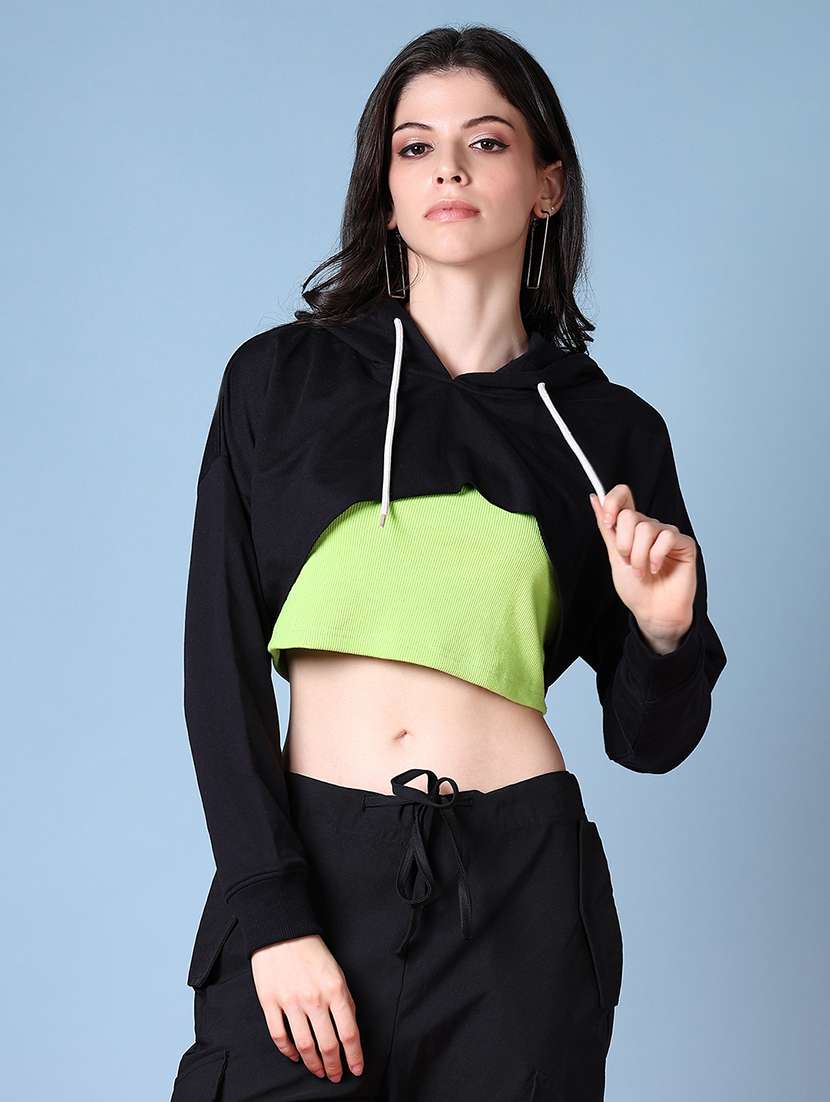 women long sleeves solid sweatshirt