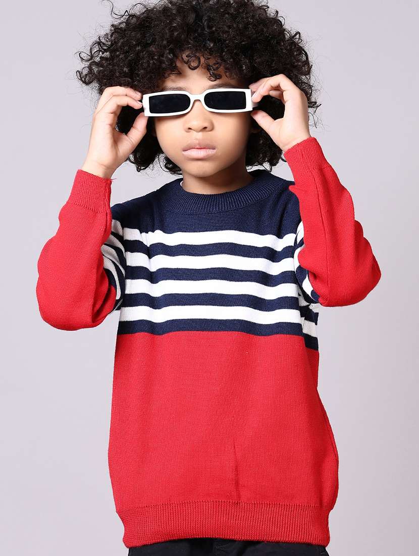 kids long sleeves striped sweater - 21612936 -  Standard Image - 2