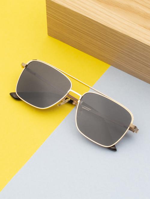 ted smith iconic square polarized green sunglasses for mens womens - 21613080 -  Standard Image - 0