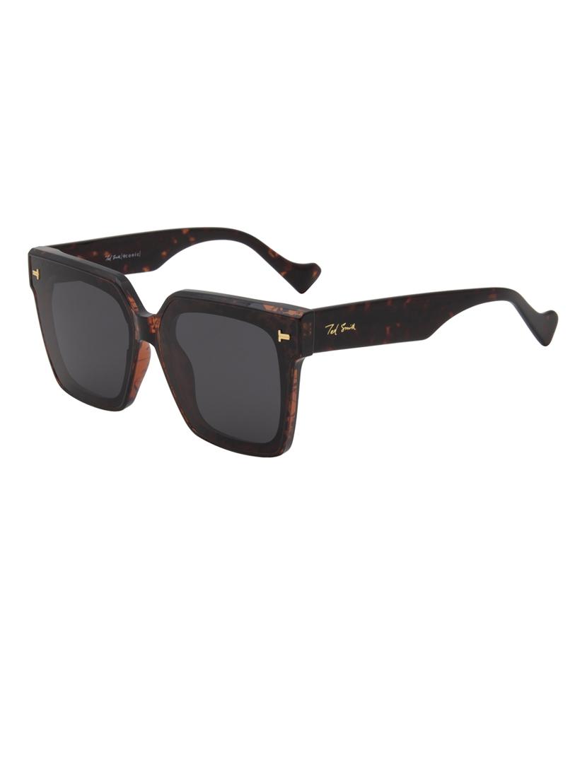 ted smith iconic square polarized grey sunglasses for mens womens - 21613085 - Standard Image - 2