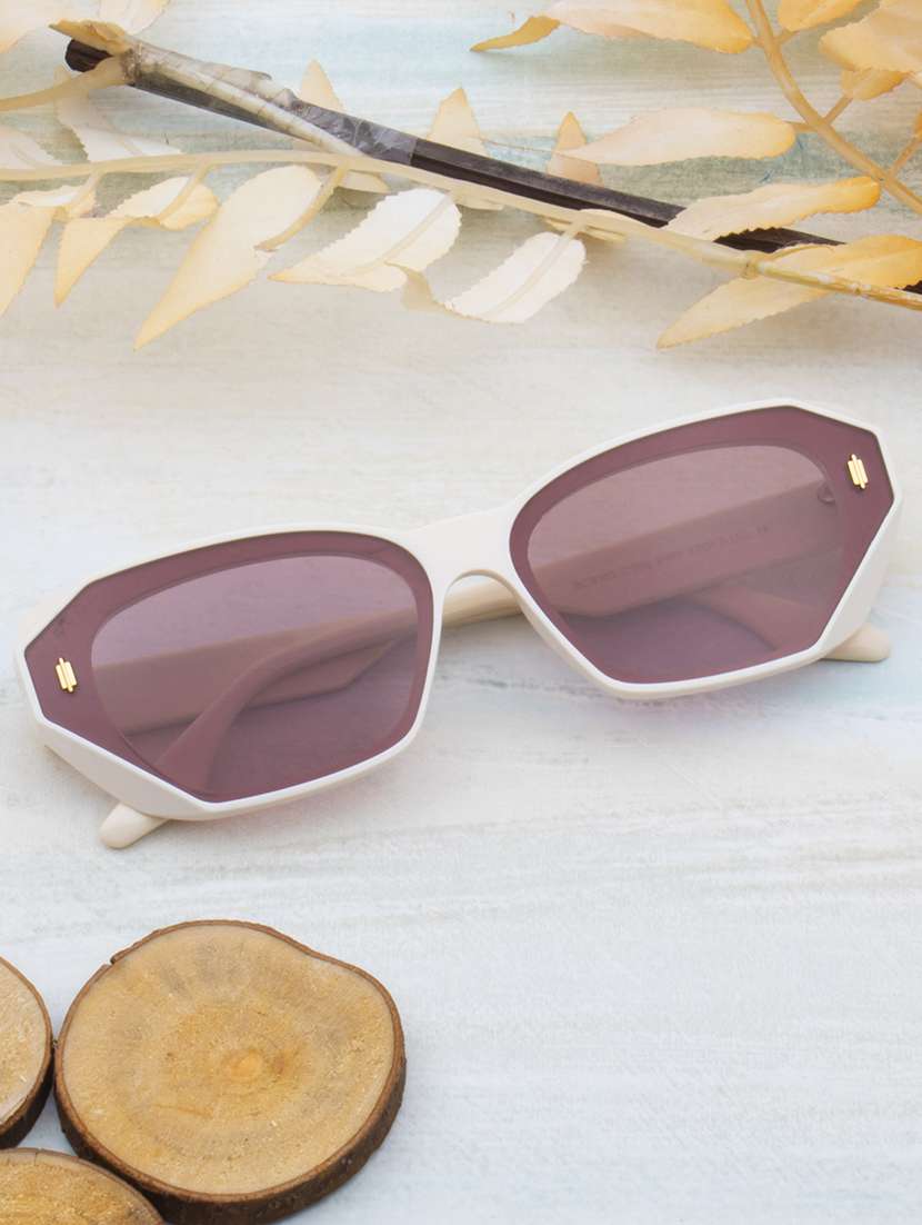 ted smith iconic cateye polarized pink sunglasses for mens womens