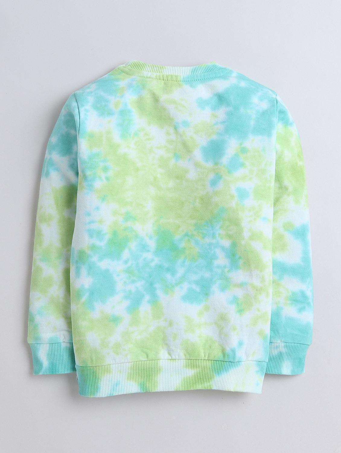 boys round neck tie & dye sweatshirt - 21613144 - Standard Image - 2