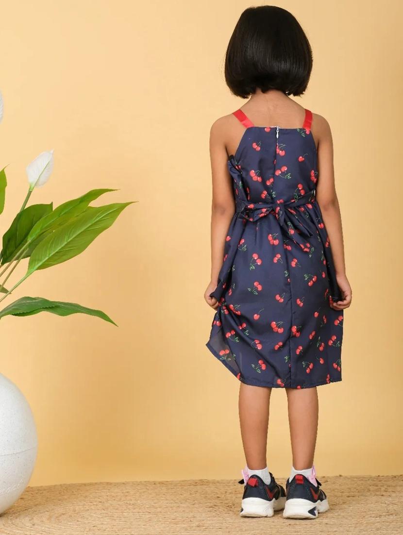 girls printed sleeveless frock - 21613539 - Standard Image - 2