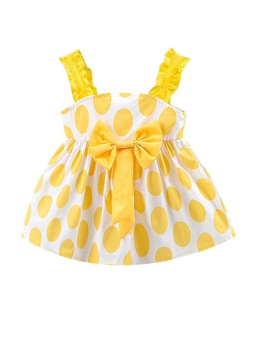 girls printed sleeveless frock - 21613547 - Standard Image - 2