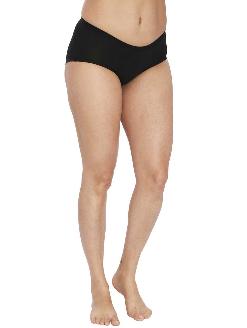 black cotton hipster panty - 21613748 -  Standard Image - 2