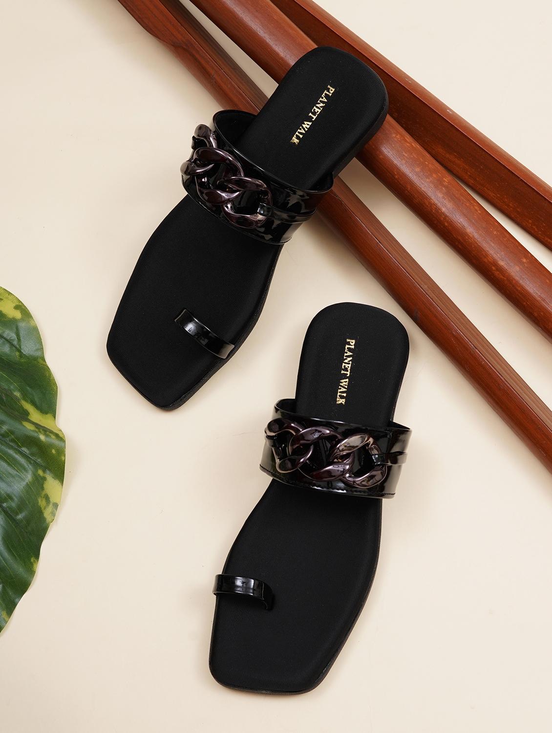 women black slip on sandal - 21613848 -  Zoom Image - 0