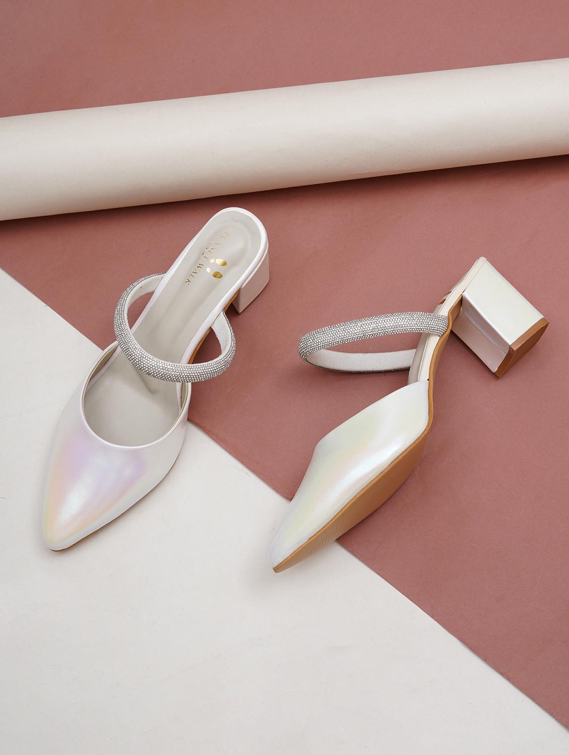 women white block heel sandal - 21613858 -  Zoom Image - 0