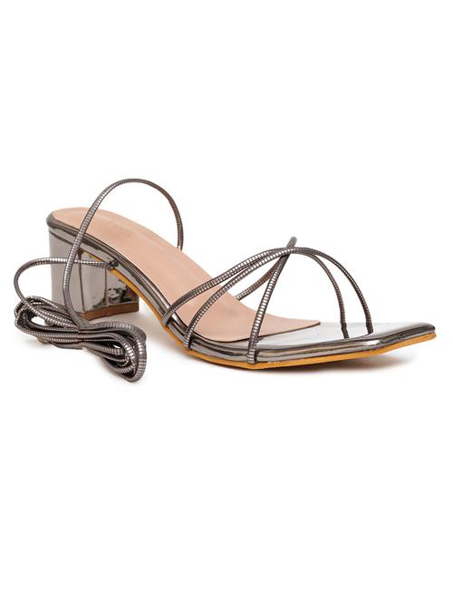 women grey gladiators sandal - 21613866 - Standard Image - 0
