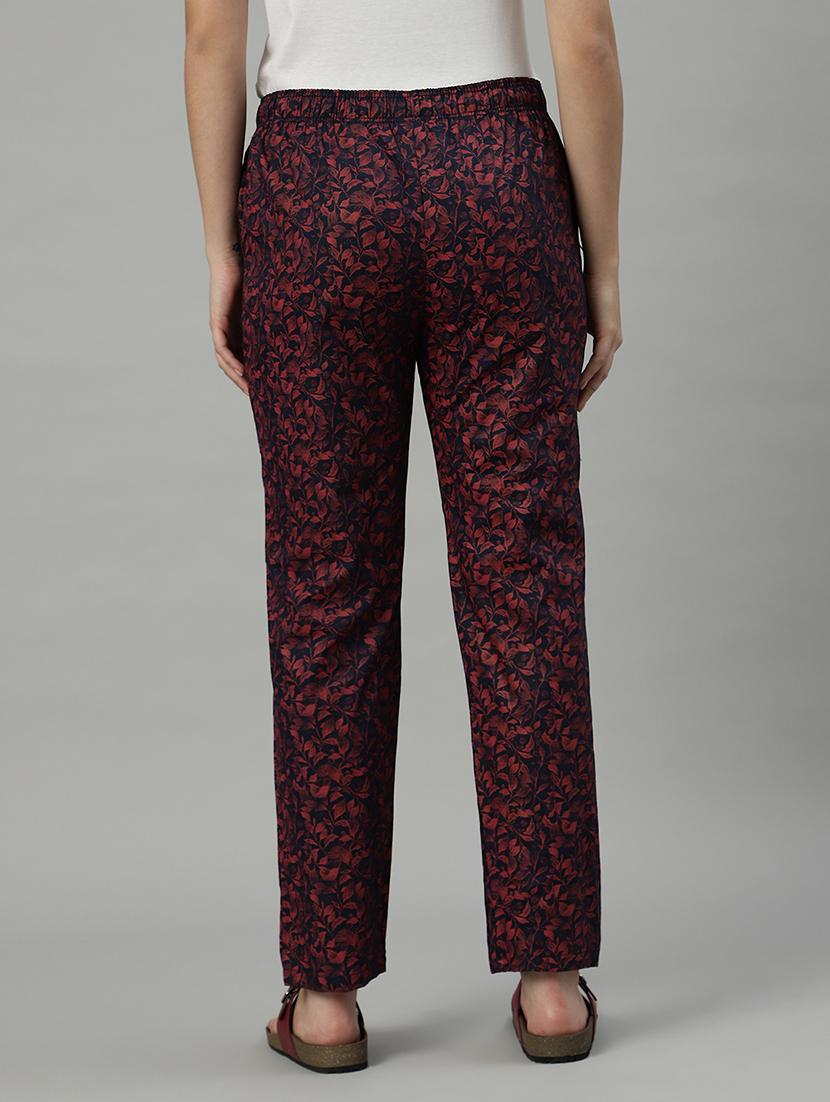 women mid-rise printed pajama - 21613917 - Standard Image - 2