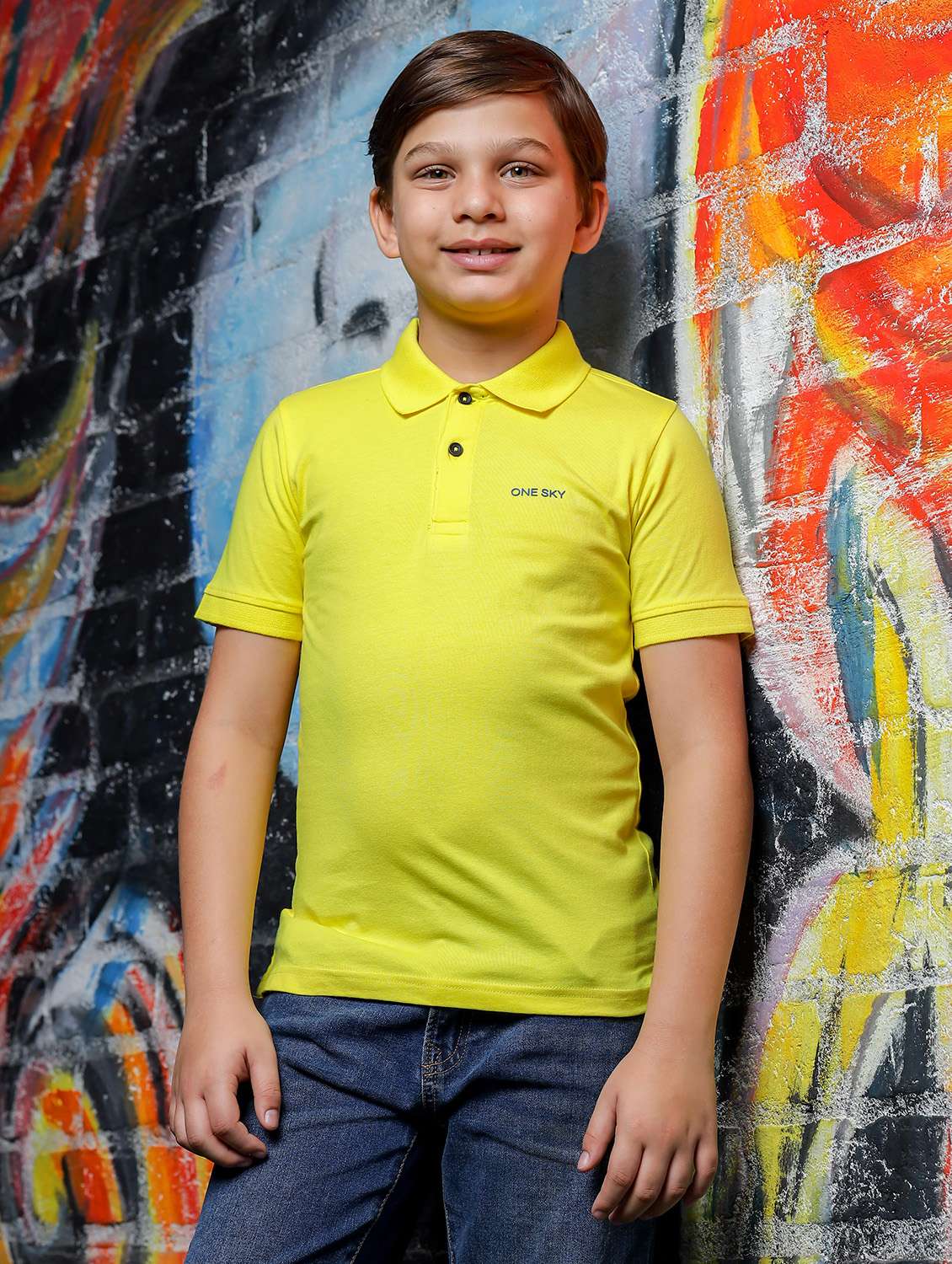 boys solid short sleeves polo t-shirt